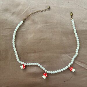 Red Mushroom Necklace